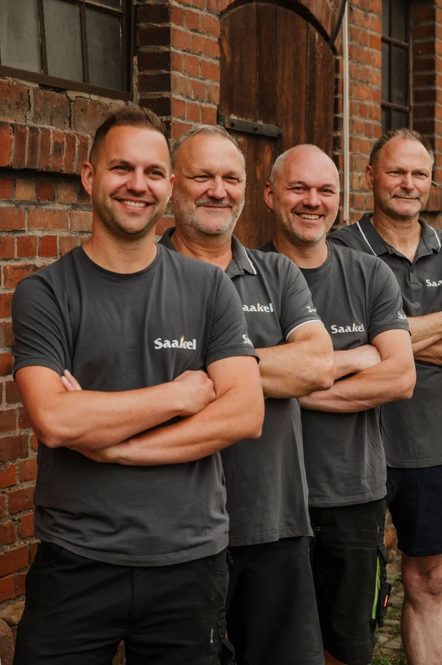 Unser Team vor der Mühle